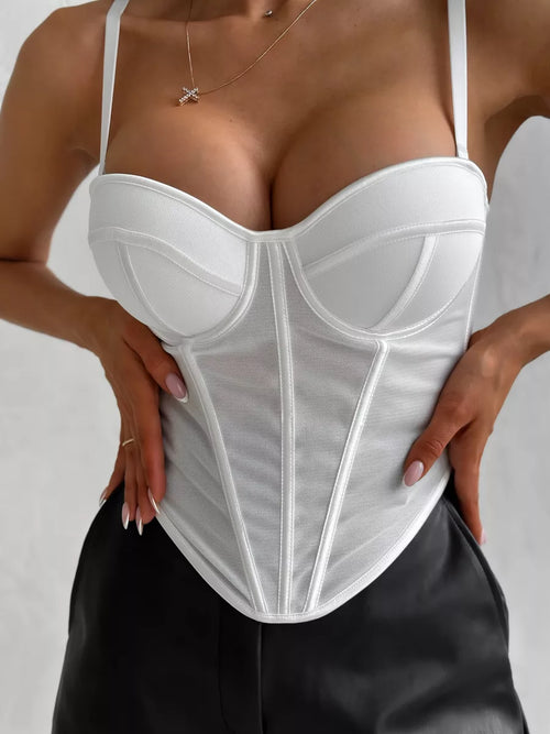 Corset Copas Blanco