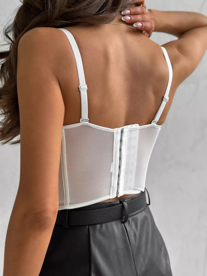 Corset Copas Blanco
