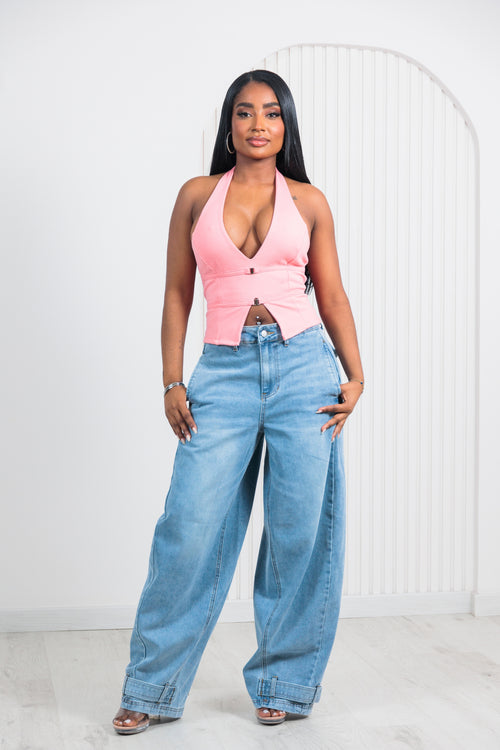 Top Halter Hebilla