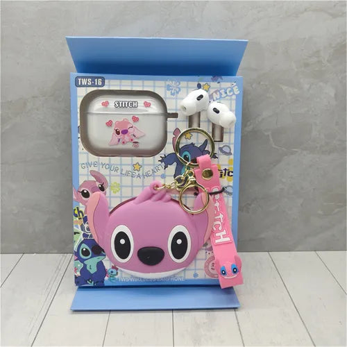 Auriculares Inalámbricos Stich Pink