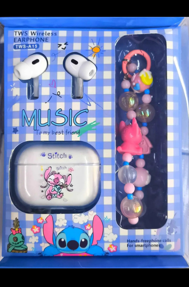 Auriculares Stich Pulsera PINK