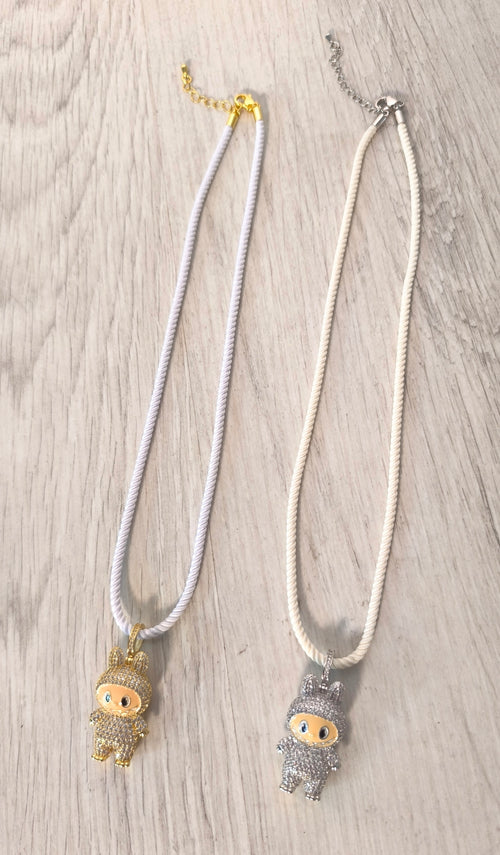 Collar Labubu Plata
