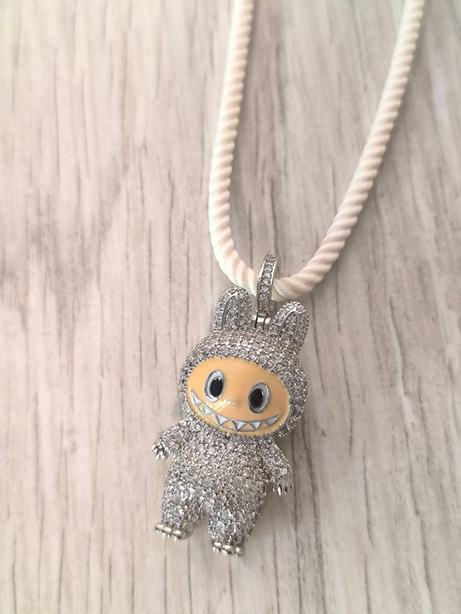 Collar Labubu Plata