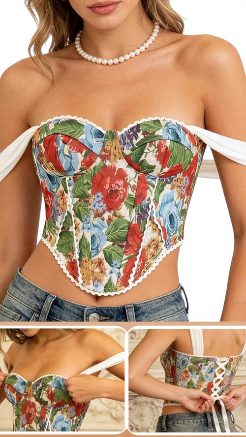 Corset Floral Multi