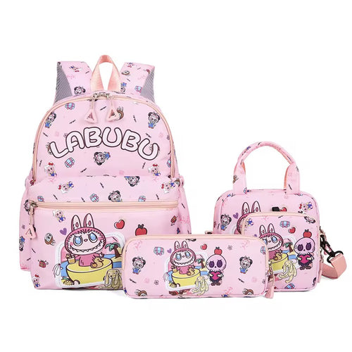 Mochila Triple Rosa