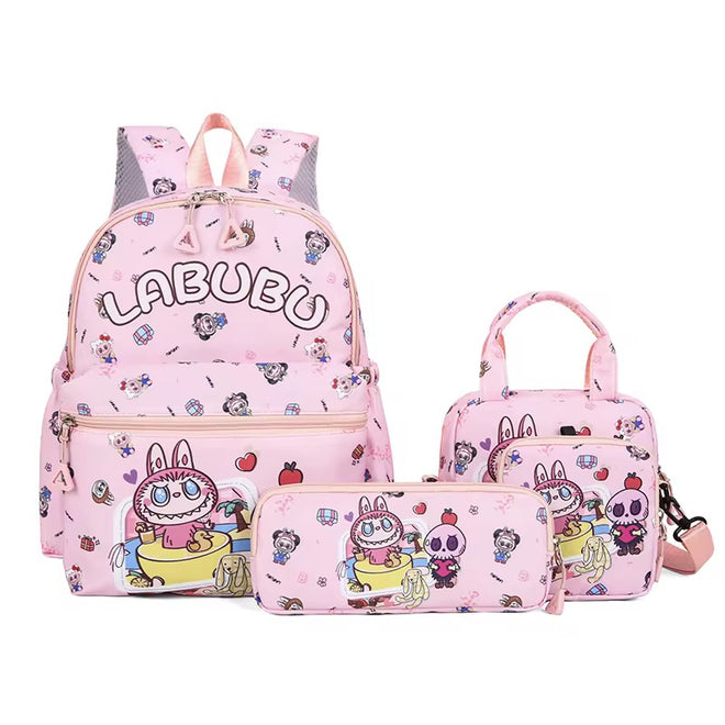 Mochila Triple Rosa
