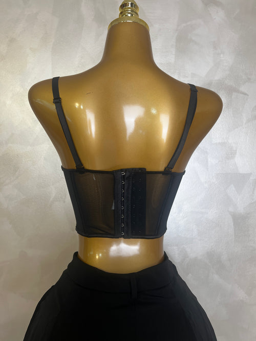 Corset Encaje Brillantes