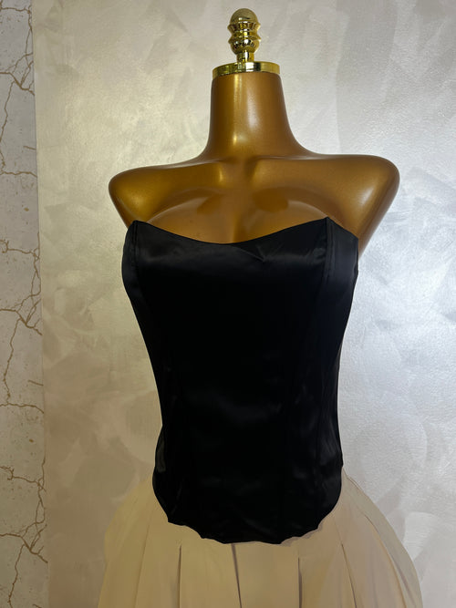 Corset Satén Honor Negro