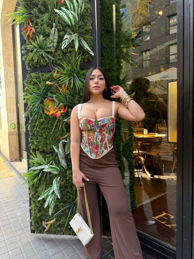 Corset Floral Multi