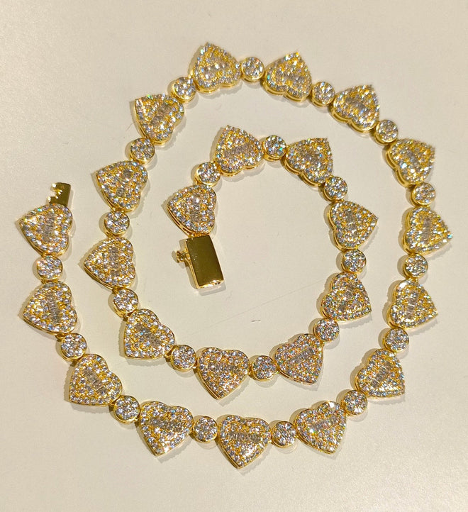 Gargantilla Heart Maxi Gold