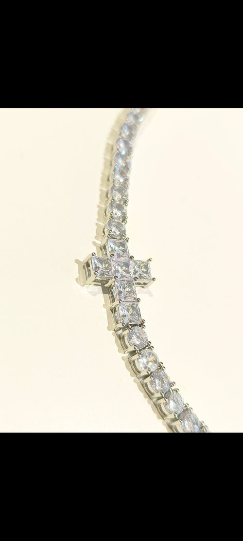 Gargantilla Cruces Silver