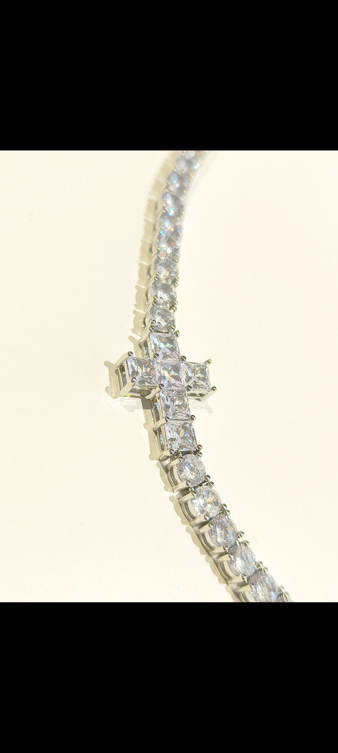 Gargantilla Cruces Silver