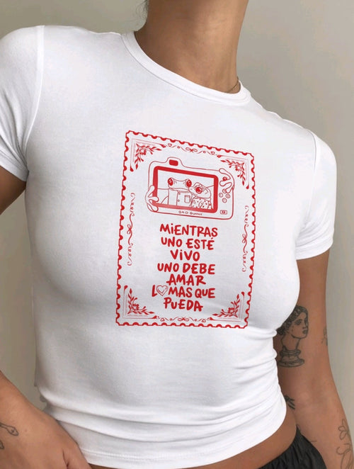 Camiseta Selfie Corta