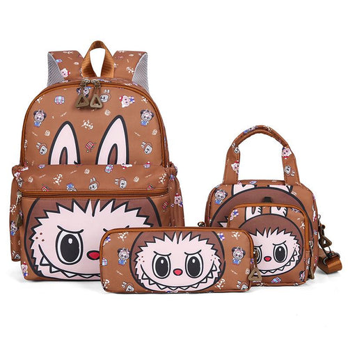 Mochila Triple Marrón