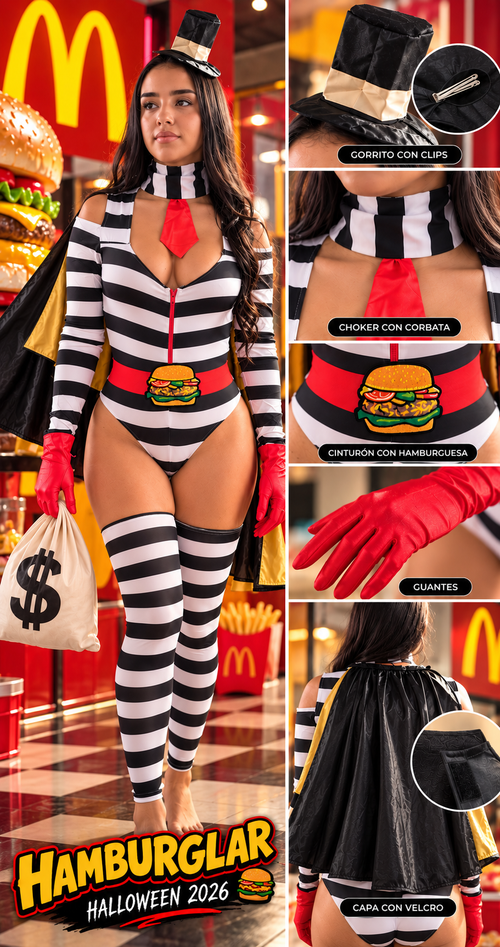 Disfraz Hamburglar (Ladrón de hamburguesas)