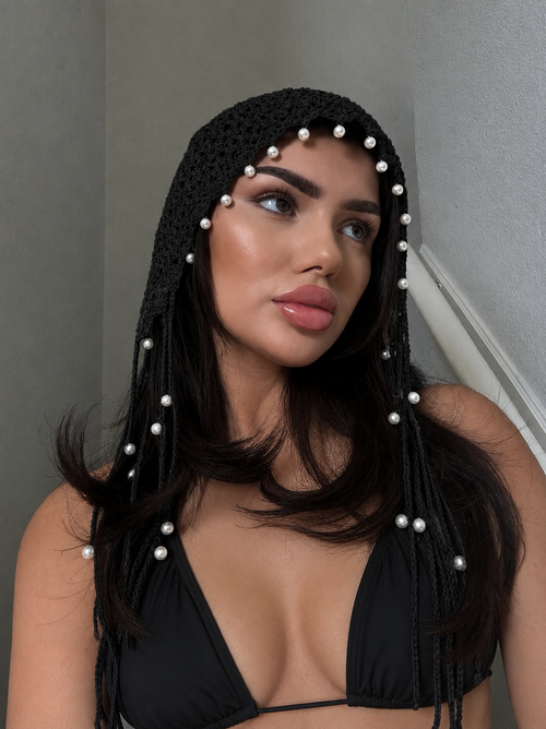 Gorro Crochet Pearl