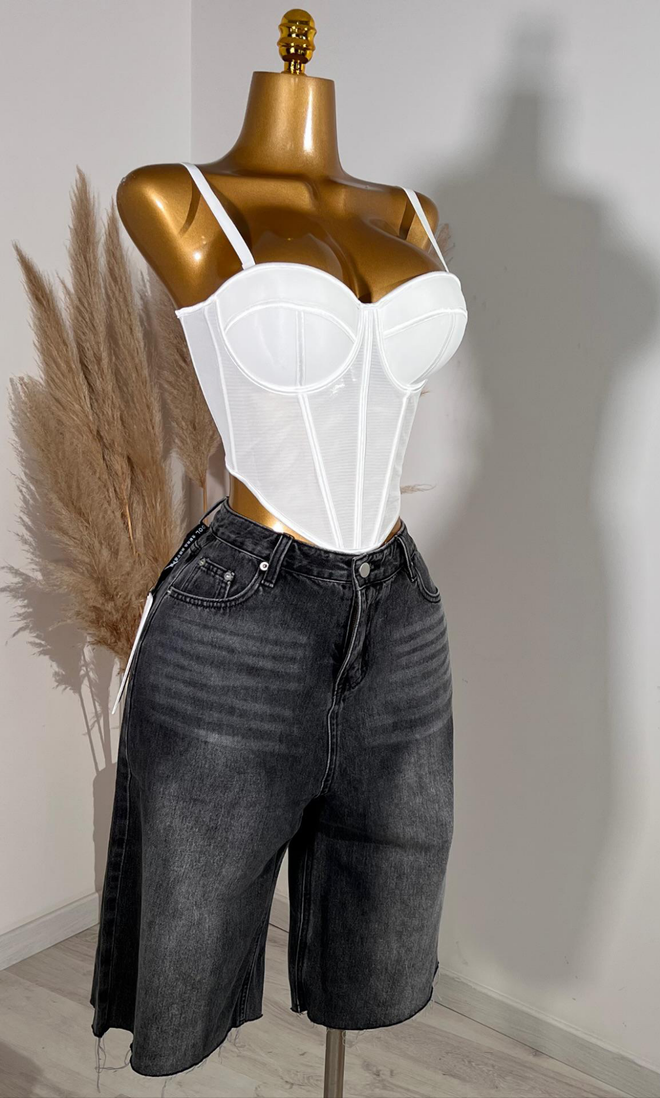 Corset Copas Blanco