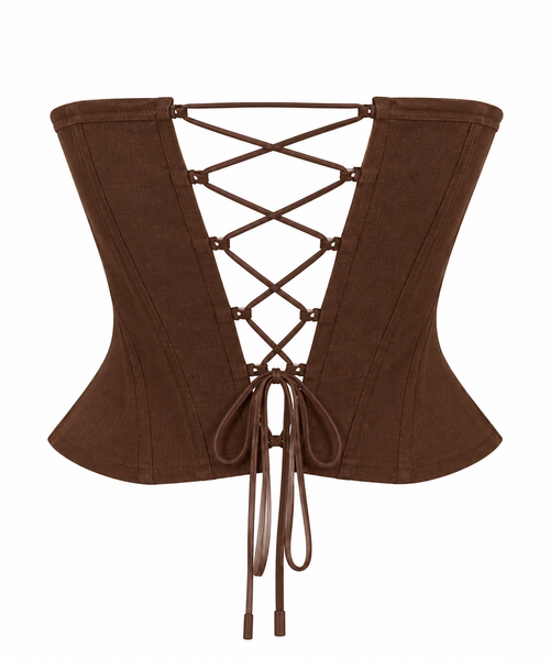 Corset Cuerdas Marrón