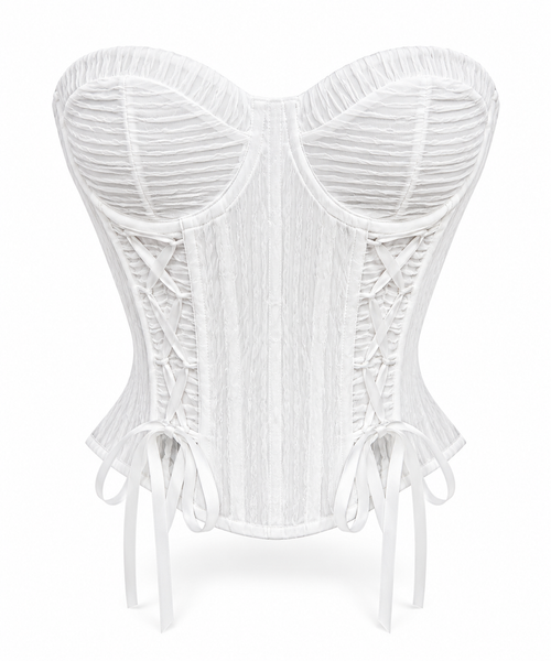 Corset Textura Blanco