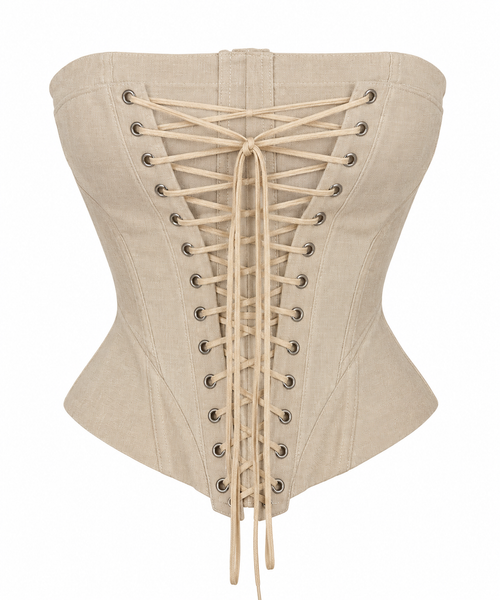 Corset Cuerdas Beige