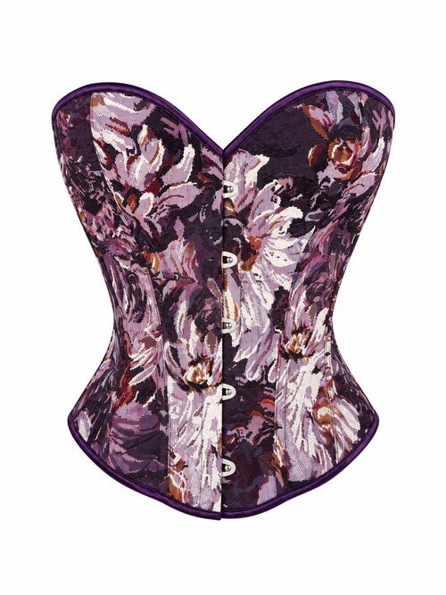 Corset Floral Morado