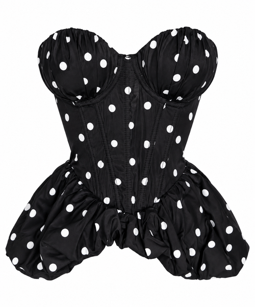 Corset Topos Negro/Blanco