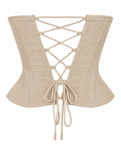 Corset Cuerdas Beige