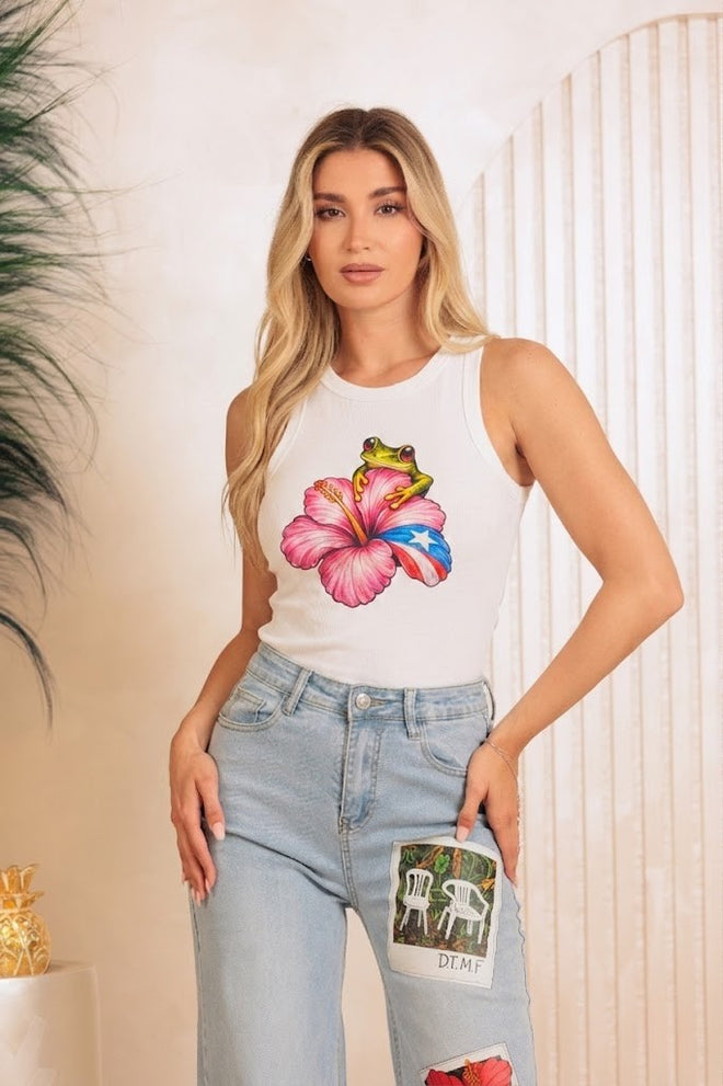 Camiseta Rana Flor